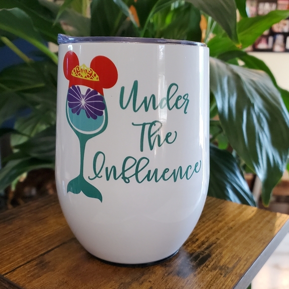 Under The Influence 12 oz Wine Cup Tumbler - Picture 1 of 8